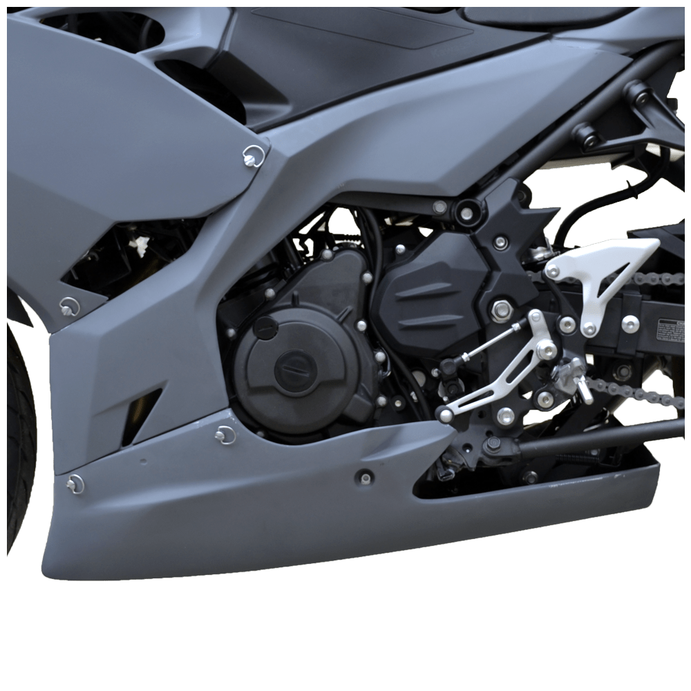 Hotbodies Racing Race Bodywork Fairings Kawasaki Ninja 400 2018-2024 - Primer Gray