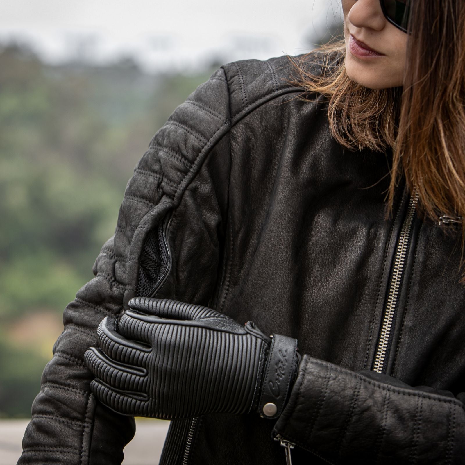 Cortech Hoyden Ladies Leather Motorcycle Jacket - Adventure Parts