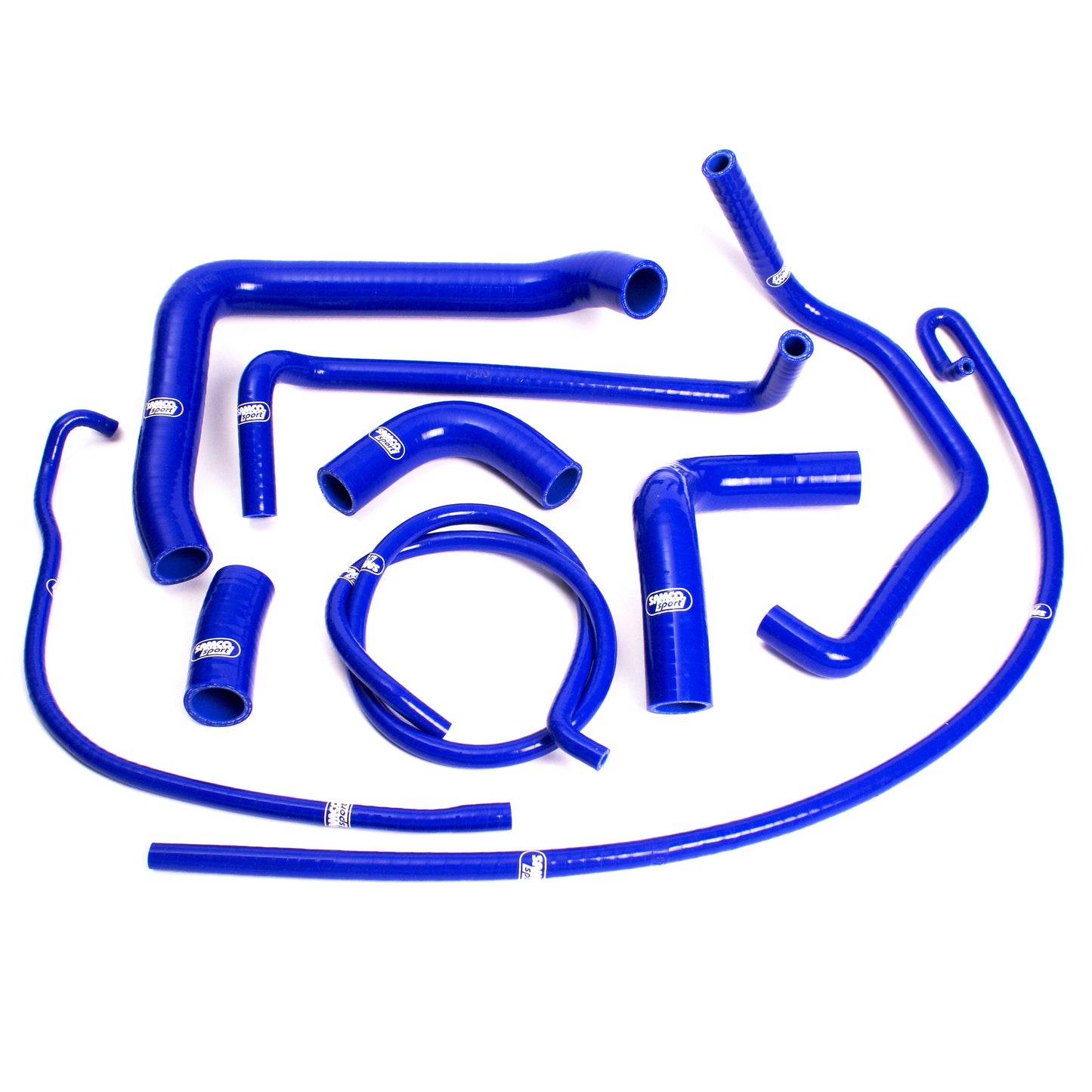 Samco Radiator Hose 9 Piece Kit Kawasaki ZX 12R A1/A2/B1/B2/B4 2000-2006 - Adventure Parts