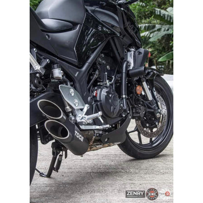 Toce Razor Tip Full Exhaust - Yamaha MT-03 2015-2025