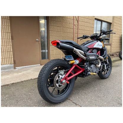 Toce High Mount 2-1 Visor Tip Full Exhaust System- Indian FTR1200