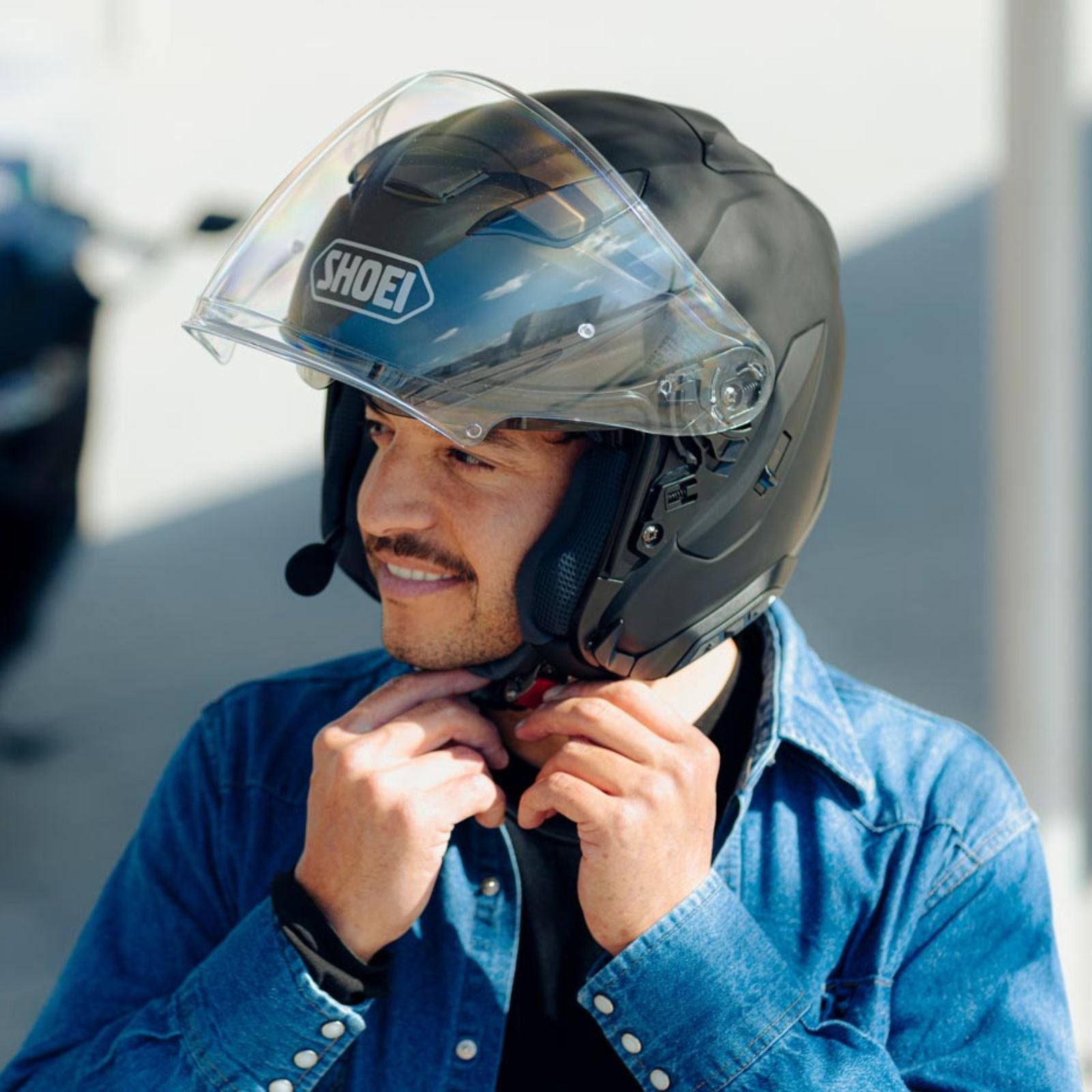 SHOEI J-Cruise Lサイズ + SENA SMH5-FM インカム付 Shoei J-Cruise 3 Open Face Motorcycle Helmet