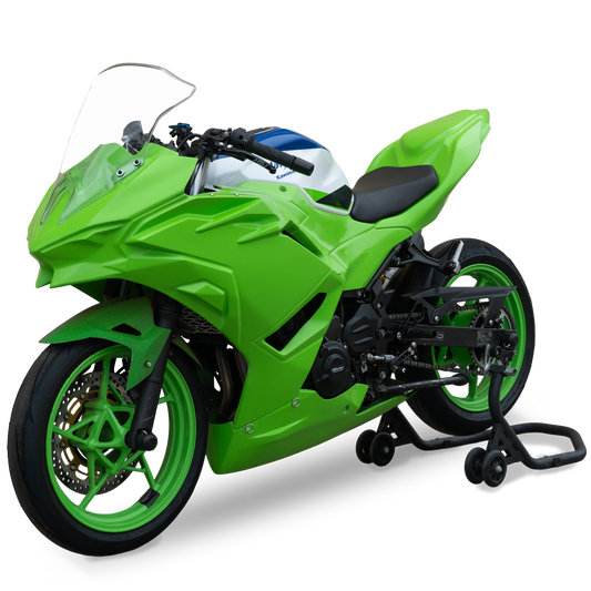 Hotbodies Racing Race Bodywork Color Form Green Kawasaki Ninja 500 2024+ - Adventure Parts