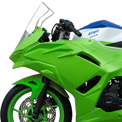 Hotbodies Racing Race Bodywork Color Form Green Kawasaki Ninja 500 2024+ - Adventure Parts