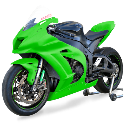 Hotbodies Racing Race Bodywork – ColorForm Green Kawasaki ZX10R/RR 2016-2020 - Adventure Parts