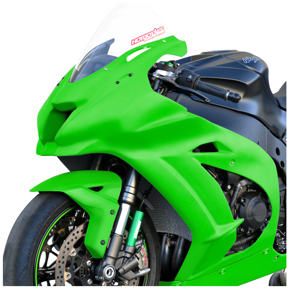 Hotbodies Racing Race Bodywork – ColorForm Green Kawasaki ZX10R/RR 2016-2020 - Adventure Parts