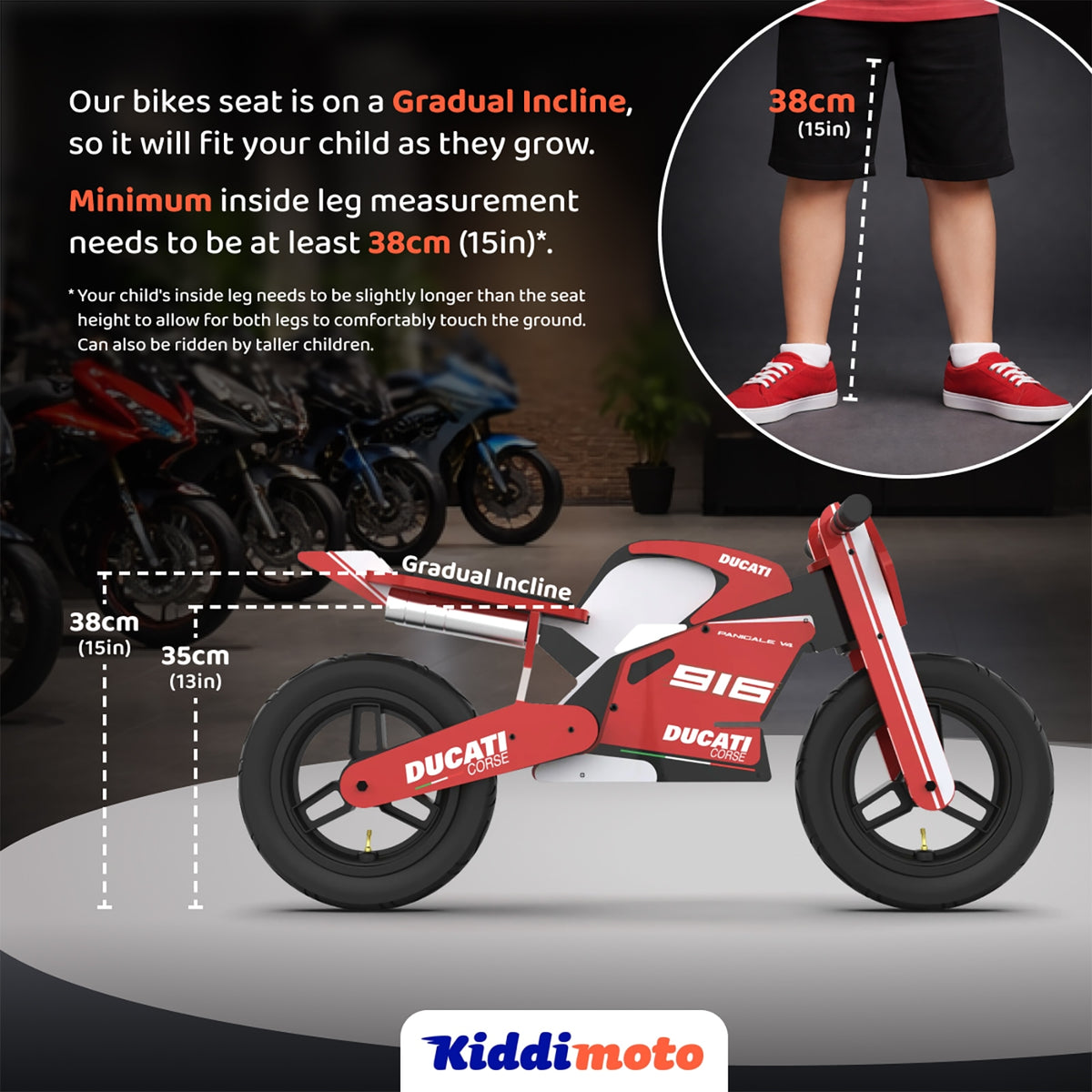 KIDDIMOTO Balance Bike Triumph Speed Triple 1200 RS