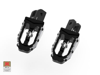 DBK Pilot Footpegs Kit Off-Road Moto Morini X Cape 650 2021-2025