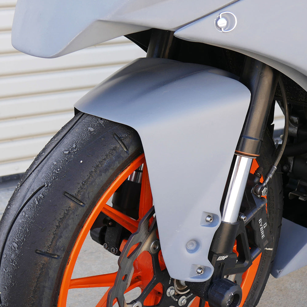 Hotbodies Racing Race Bodywork w/RAM AIR Primer Gray KTM RC390R 2014-2021 - Adventure Parts