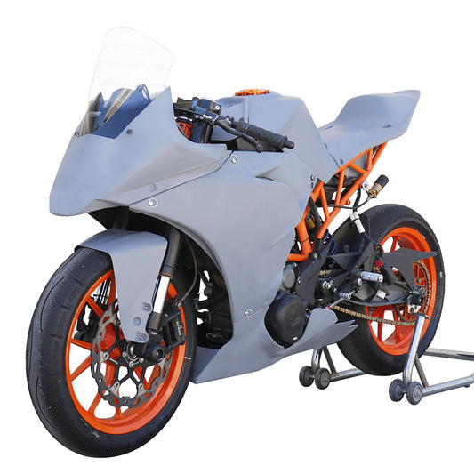Hotbodies Racing Race Bodywork w/RAM AIR Primer Gray KTM RC390R 2014-2021