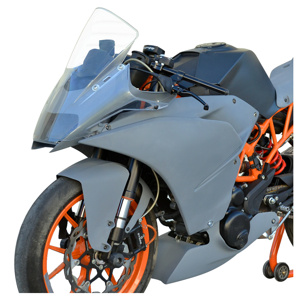 Hotbodies Racing Race Bodywork Primer Gray KTM RC390 2015-2021 - Adventure Parts