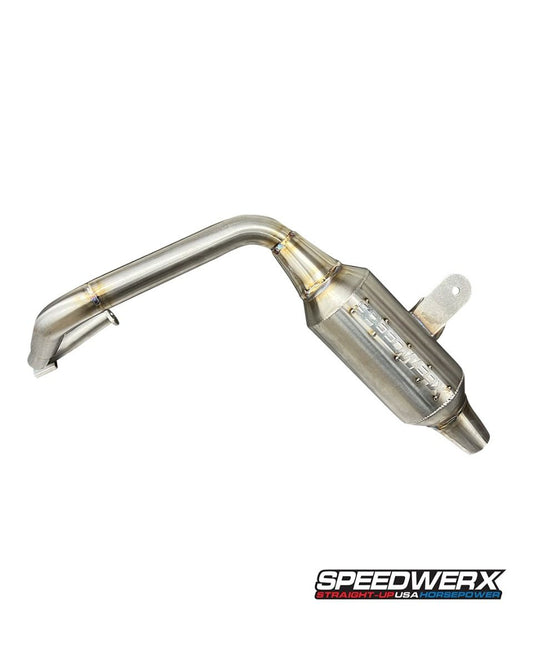 Speedwerx Exhaust L2 Series Stainless Steel Bolt-On Polaris RZR 200 2021-2025