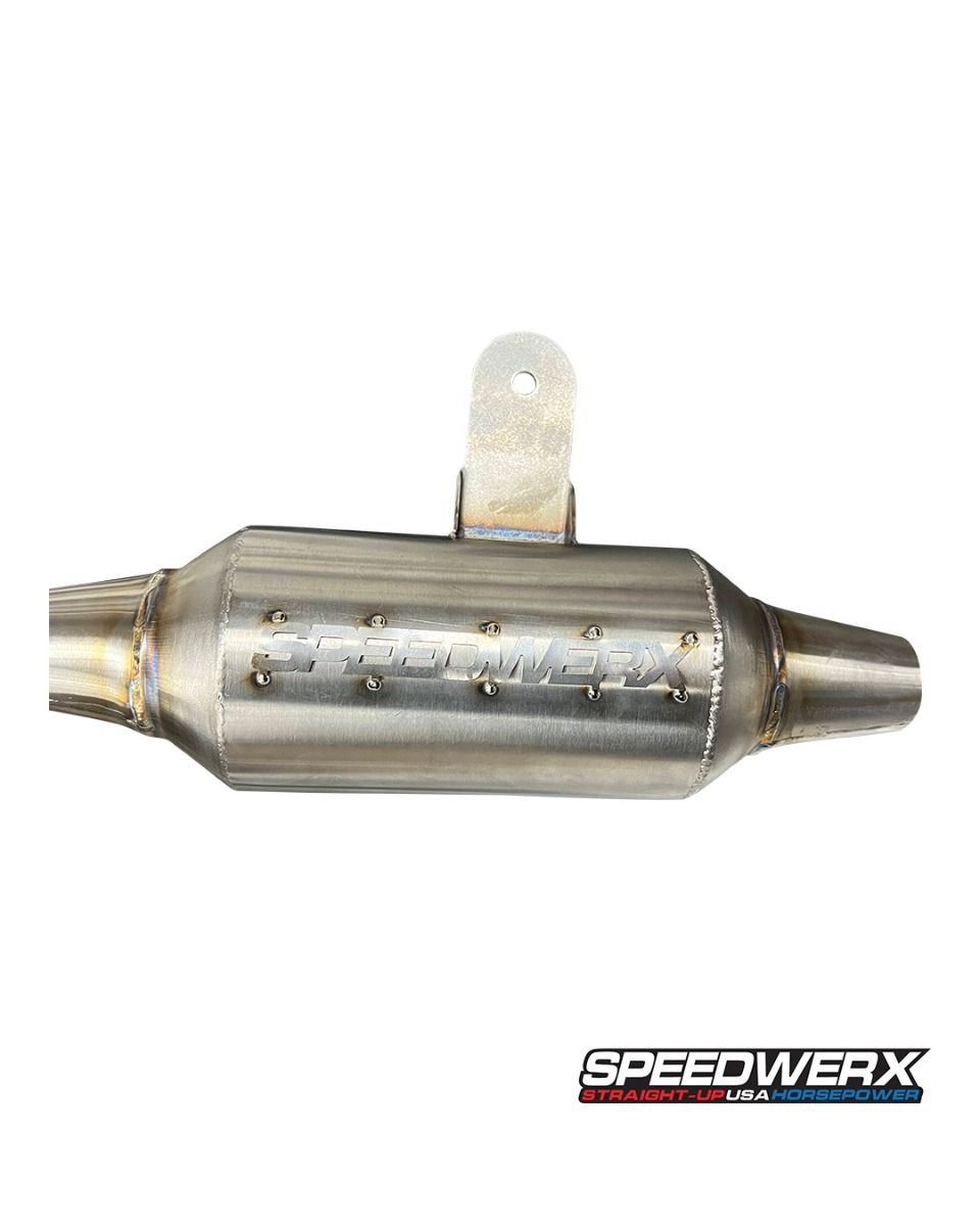 Speedwerx Exhaust L2 Series Stainless Steel Bolt-On Polaris RZR 200 2021-2025