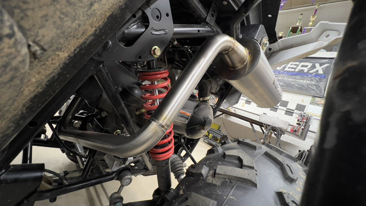 Speedwerx Exhaust L2 Series Stainless Steel Bolt-On Polaris RZR 200 2021-2025