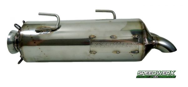 Speedwerx Exhaust Q6 Series Stainless Steel Slip-On Arctic Cat ATV 2008-2022