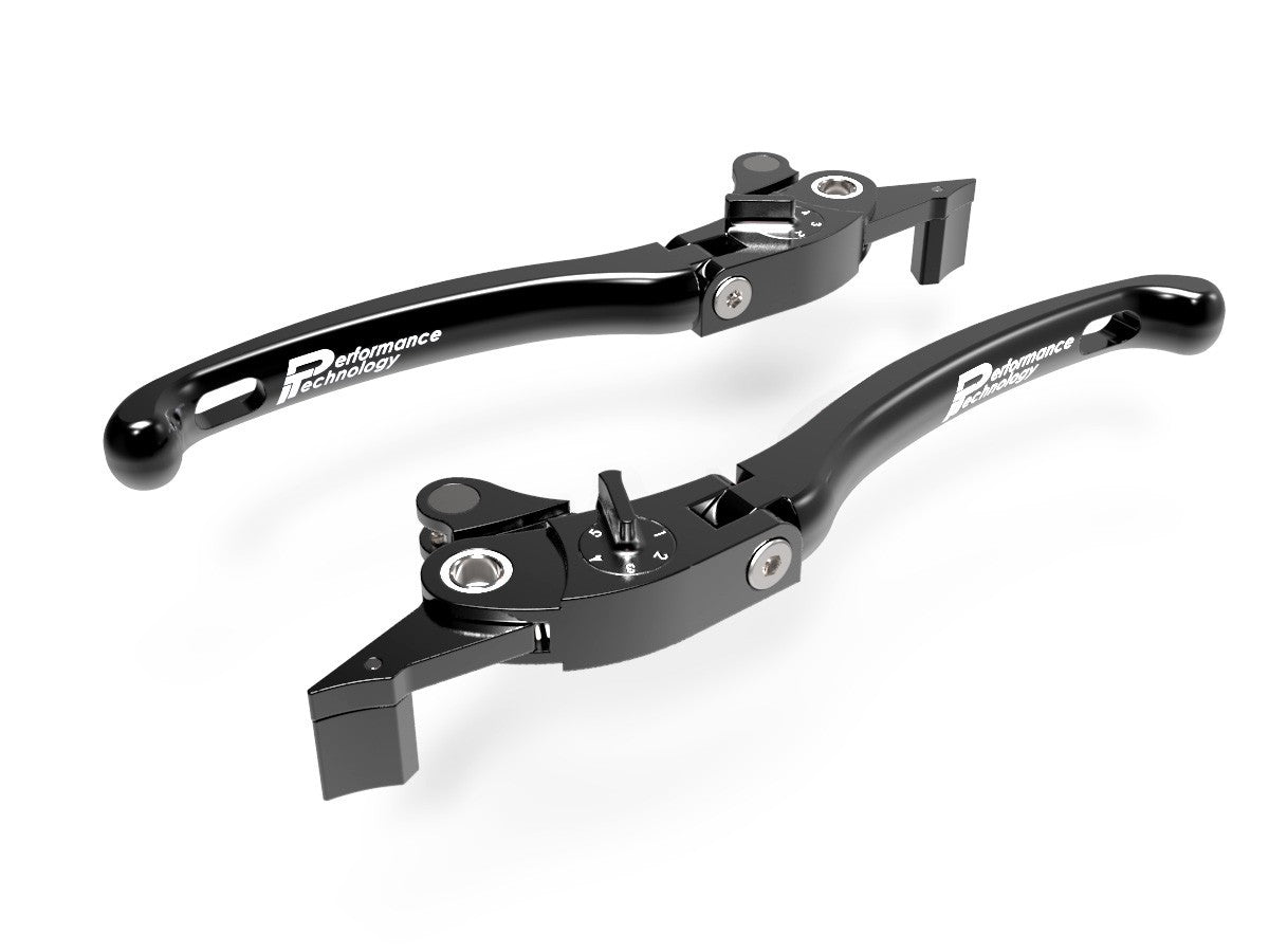 Performance Technology Levers ECO GP1 Adjustable Brake+Clutch Yamaha TMAX 2008-2022 - Adventure Parts