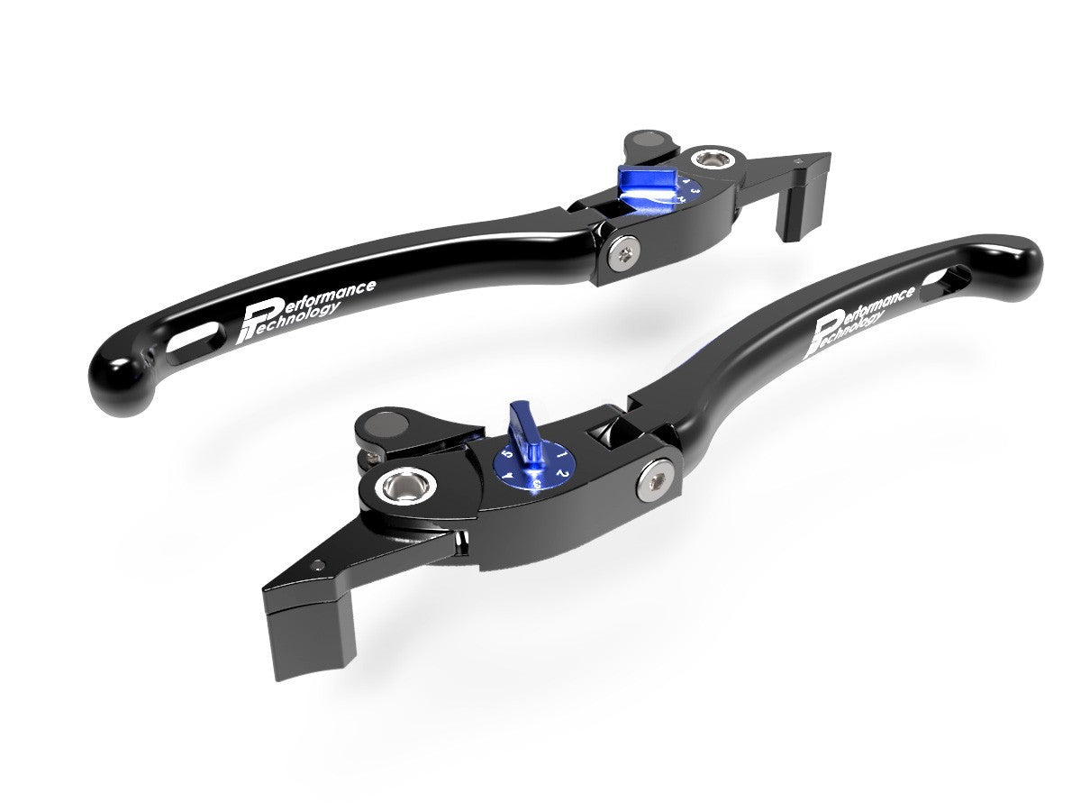 Performance Technology Levers ECO GP1 Adjustable Brake+Clutch Yamaha TMAX 2008-2022 - Adventure Parts