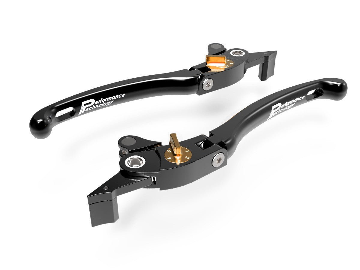Performance Technology Levers ECO GP1 Adjustable Brake+Clutch Yamaha TMAX 2008-2022 - Adventure Parts