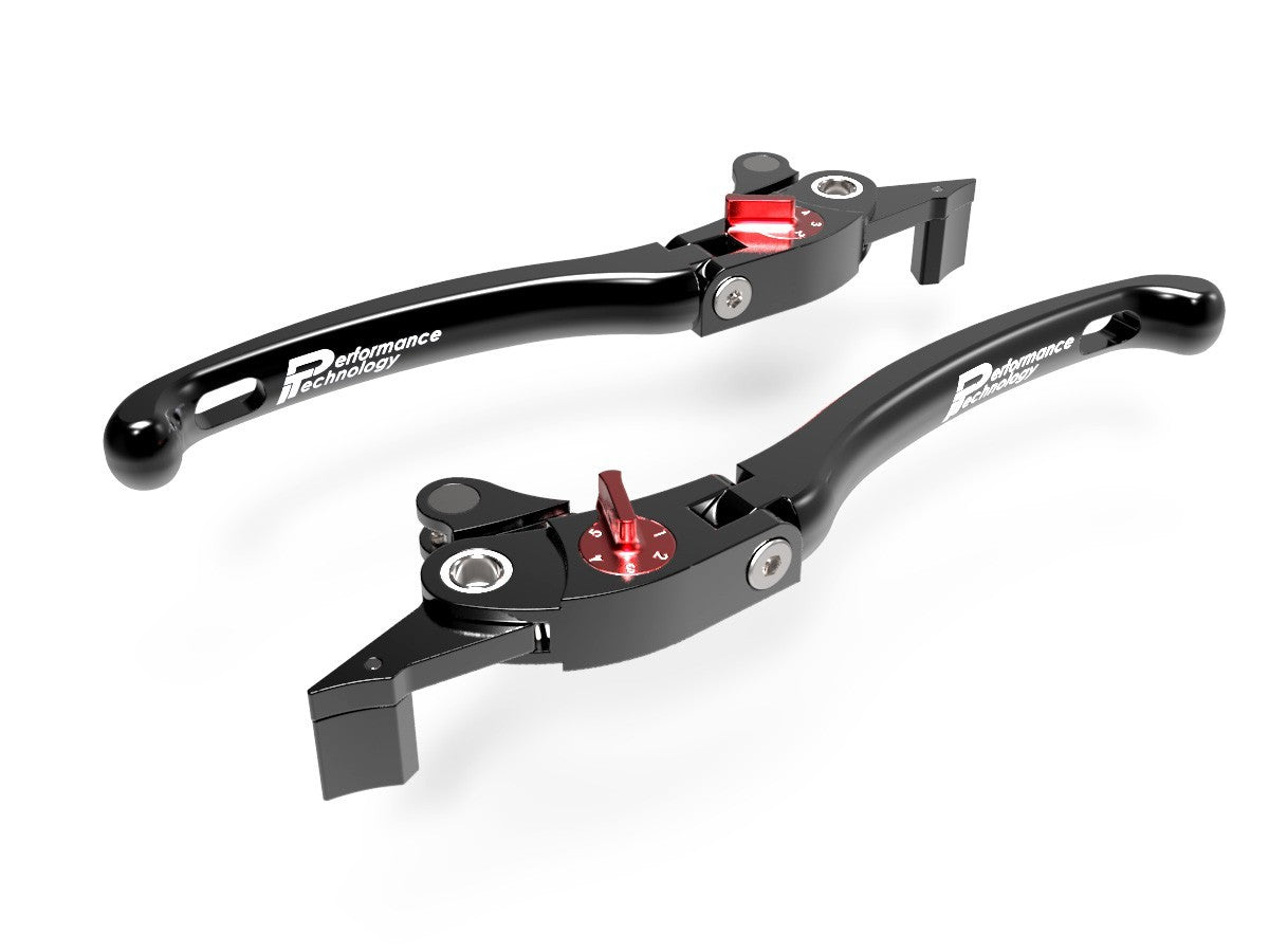 Performance Technology Levers ECO GP1 Adjustable Brake+Clutch Yamaha TMAX 2008-2022 - Adventure Parts