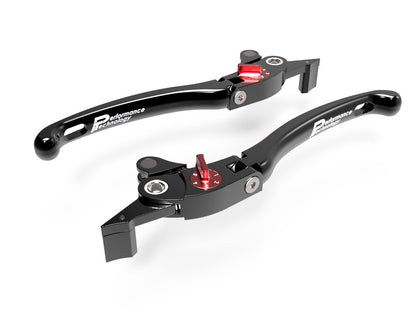 Performance Technology Levers ECO GP1 Adjustable Brake+Clutch Yamaha TMAX 2008-2022 - Adventure Parts