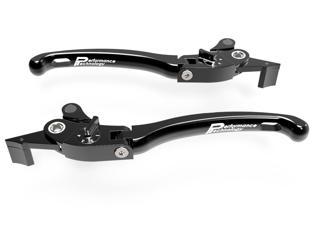 Performance Technology Levers ECO GP1 Adjustable Brake+Clutch Yamaha TMAX 2008-2022 - Adventure Parts