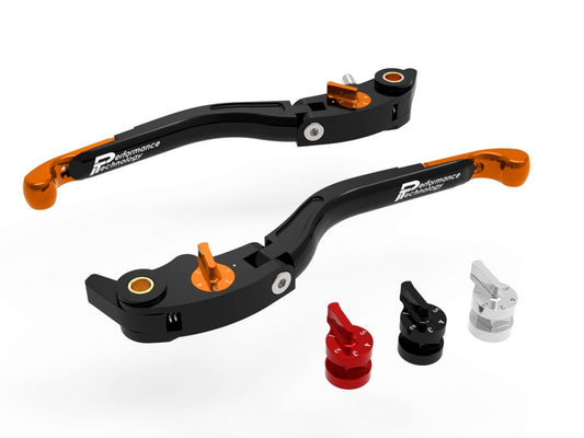 Performance Technology Adjustable Levers ECO GP 2 Brake/Clutch KTM 1290 Super Duke 2014-2024 - Adventure Parts