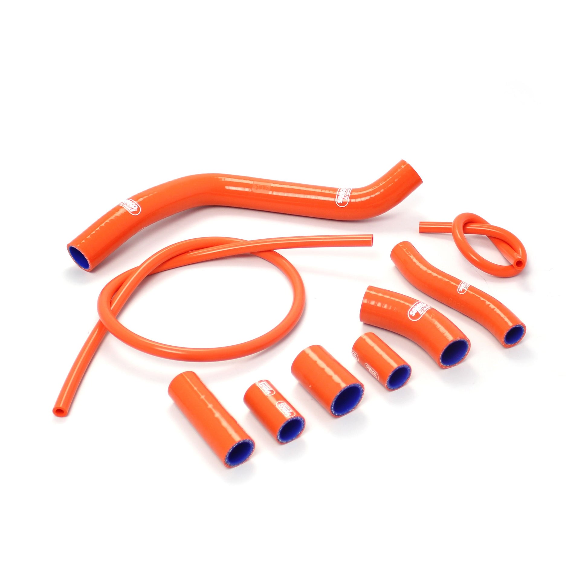 Samco Radiator Hose 9 Piece Kit KTM 950 SuperEnduro R 2006-2009 - Adventure Parts