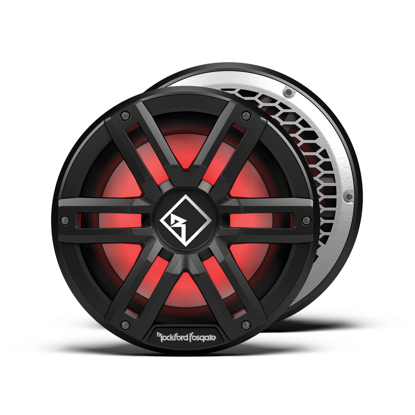 Rockford Fosgate M2 10" DVC 2Ω Color Optix™ Sealed Marine Subwoofer: Black Gen-2