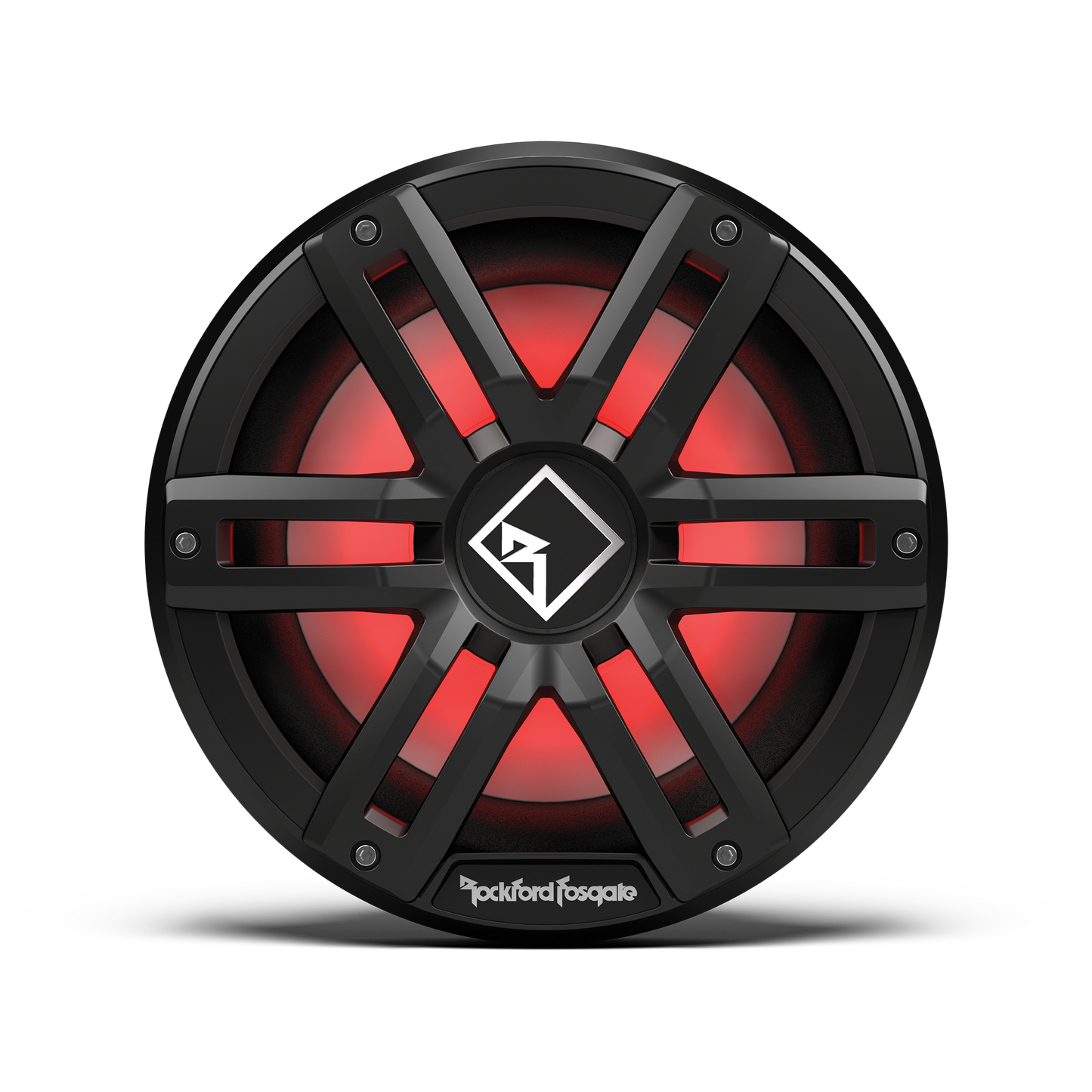 Rockford Fosgate M2 10" DVC 2Ω Color Optix™ Infinite Baffle Marine Subwoofer: Black Gen-2