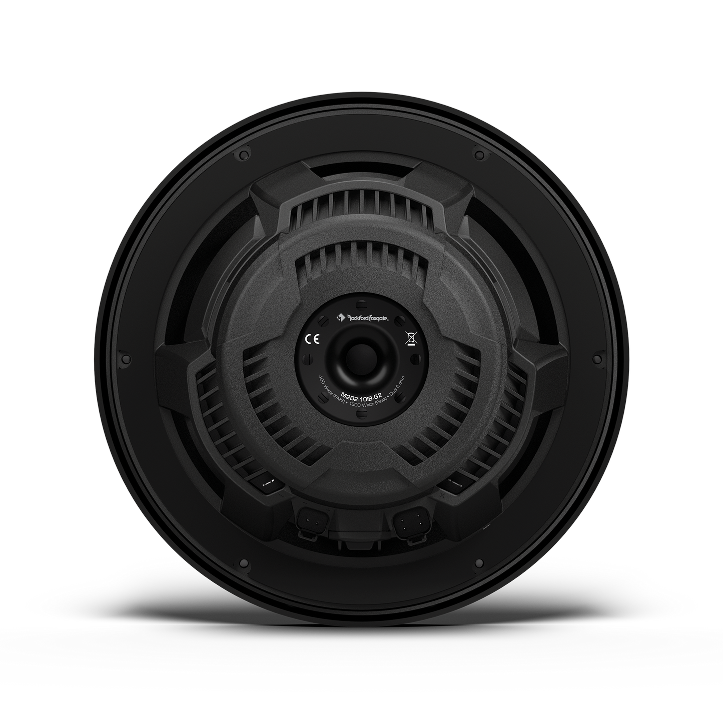 Rockford Fosgate M2 10" DVC 2Ω Color Optix™ Infinite Baffle Marine Subwoofer: Black Gen-2