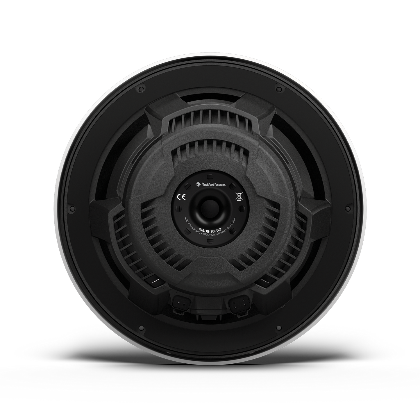 Rockford Fosgate M2 10" DVC 2Ω Color Optix™ Sealed Marine Subwoofer: Black Gen-2