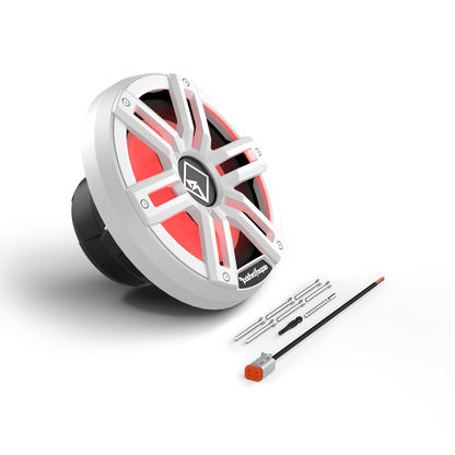 Rockford Fosgate M2 10" DVC 4Ω Color Optix™ Infinite Baffle Marine Subwoofer