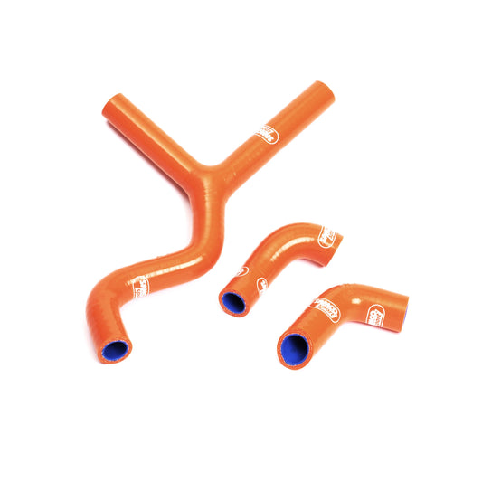 Samco Radiator Hose 3 Piece Kit KTM 450/525/540/560 SMR/SX/SXS 2001-2007 - Adventure Parts