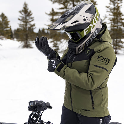 FXR Men's Helium Leather Short Cuff Gloves
