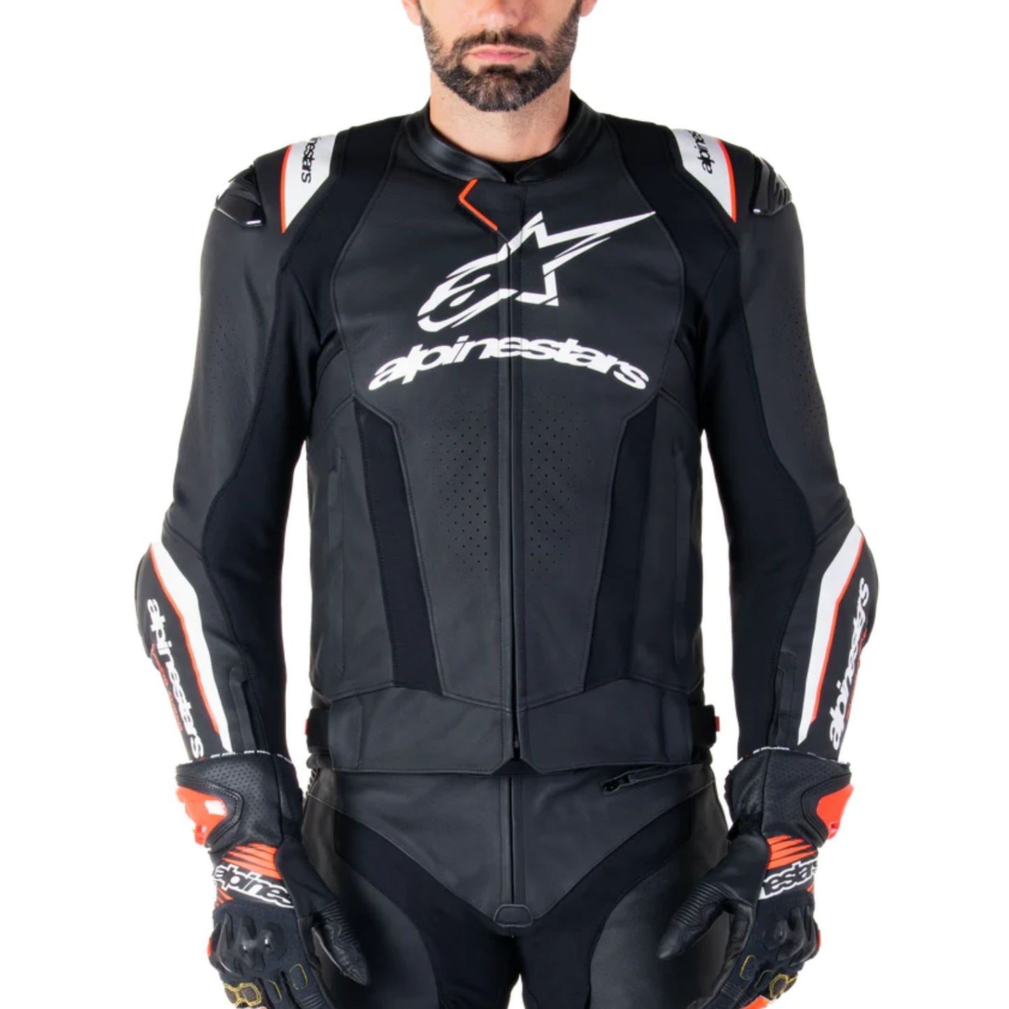 Alpinestars Missile V3 Ignition Leather Motorcycle Jacket
