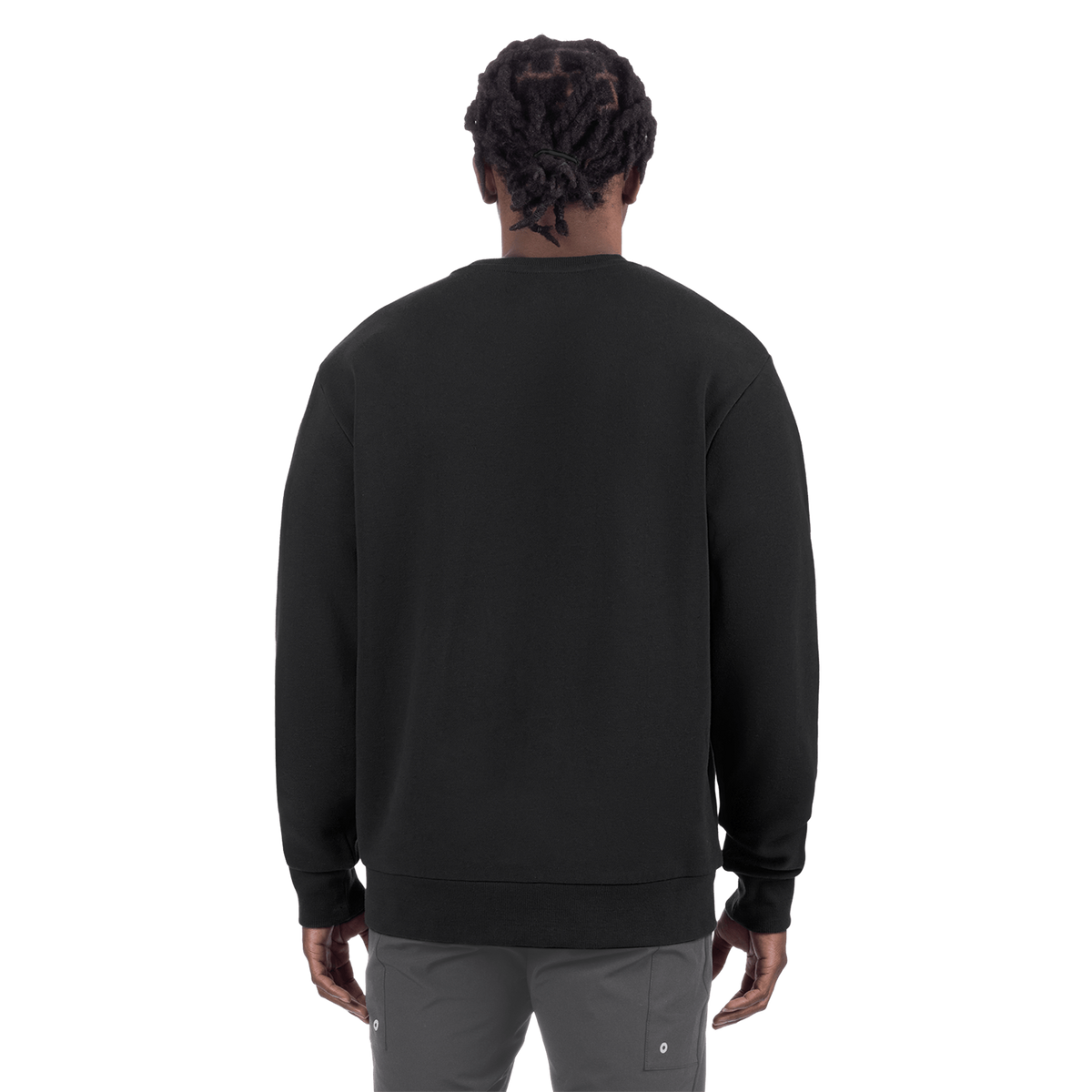 FXR Mitered Cotton Crewneck Sweatshirt