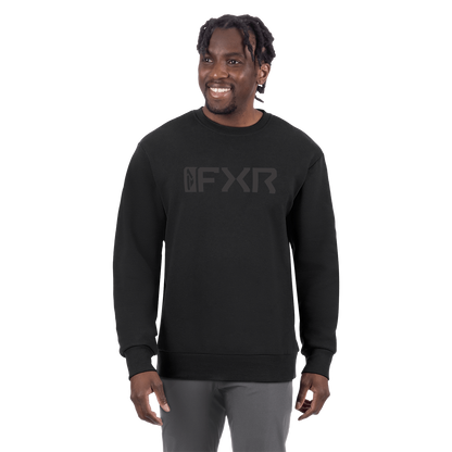FXR Mitered Cotton Crewneck Sweatshirt