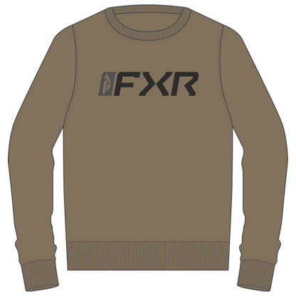 FXR Mitered Cotton Crewneck Sweatshirt