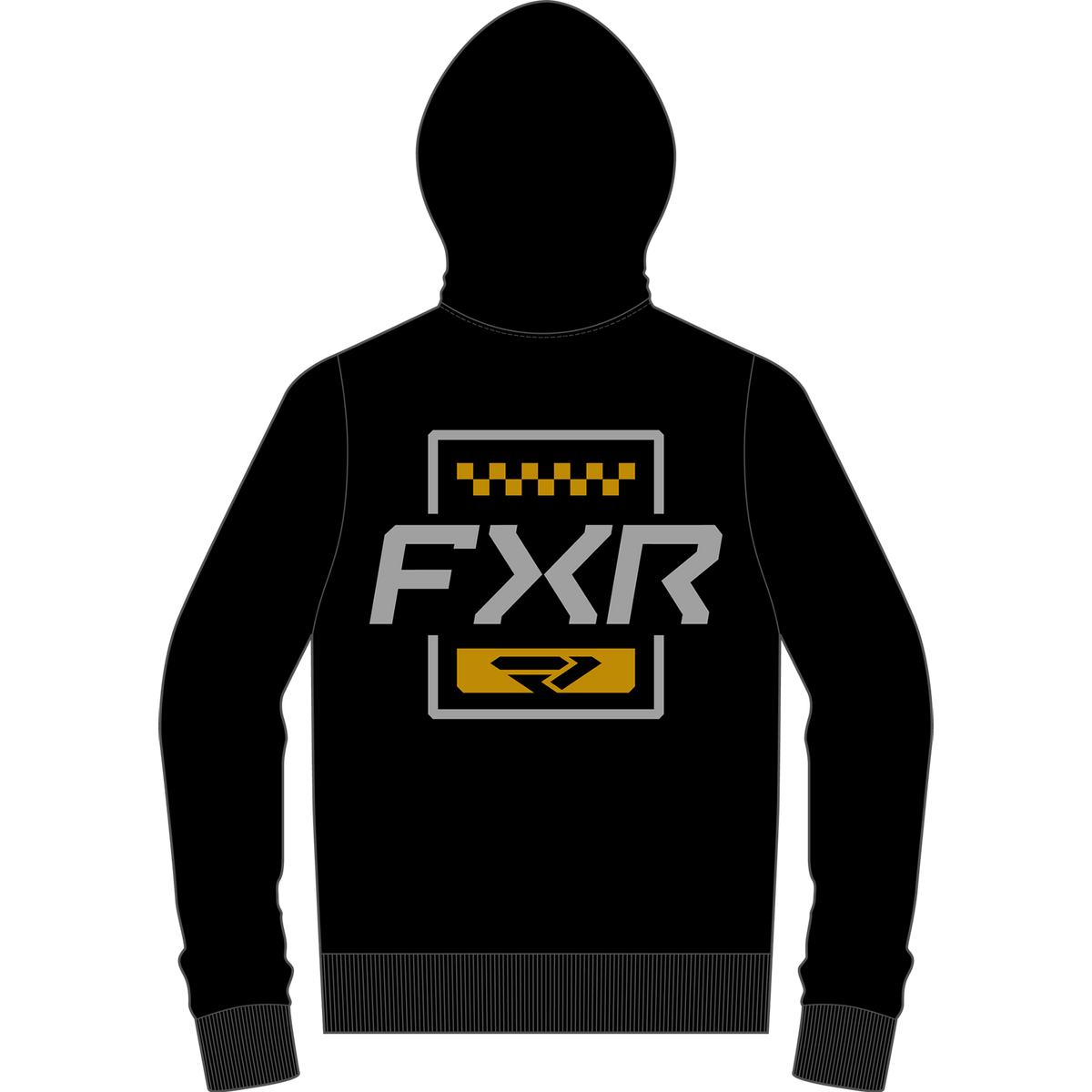 FXR Mitered Cotton Pullover Hoodie