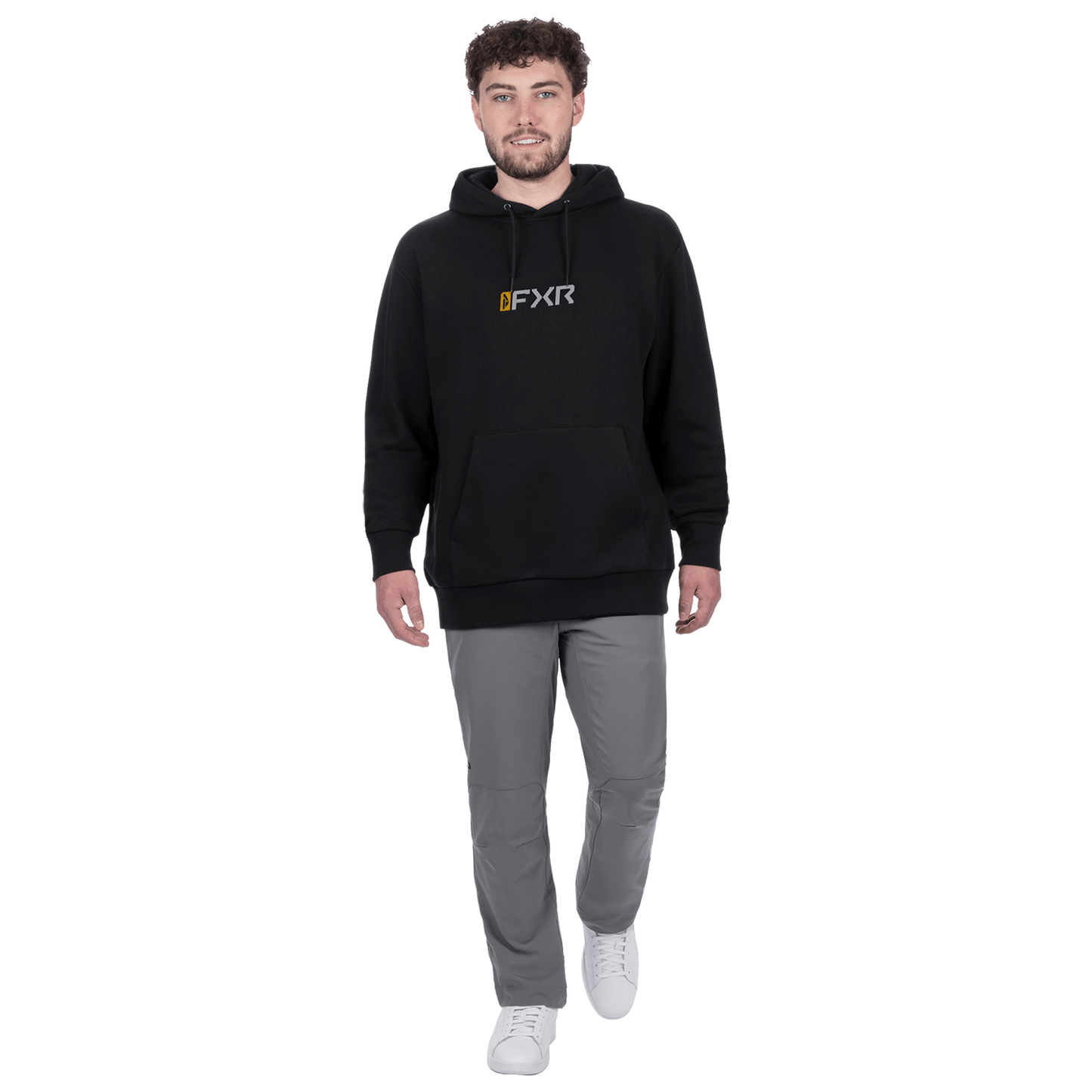FXR Mitered Cotton Pullover Hoodie