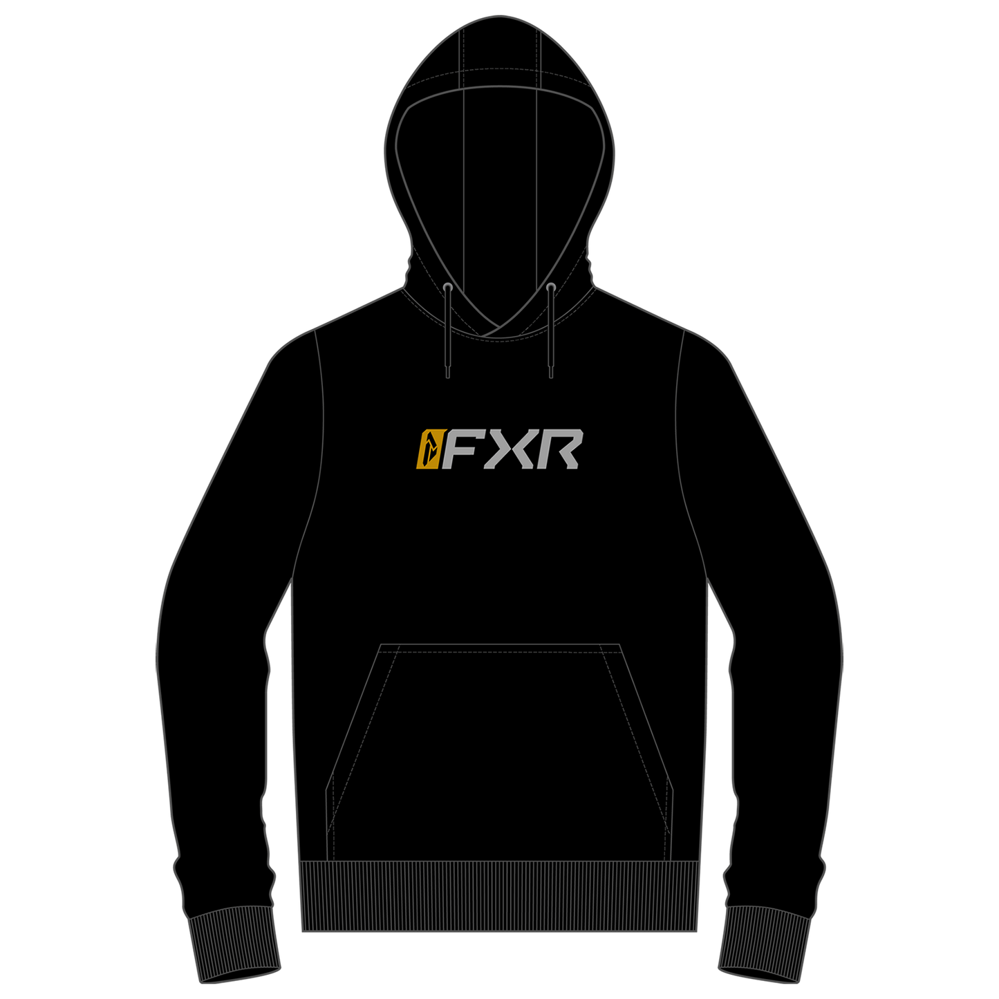 FXR Mitered Cotton Pullover Hoodie