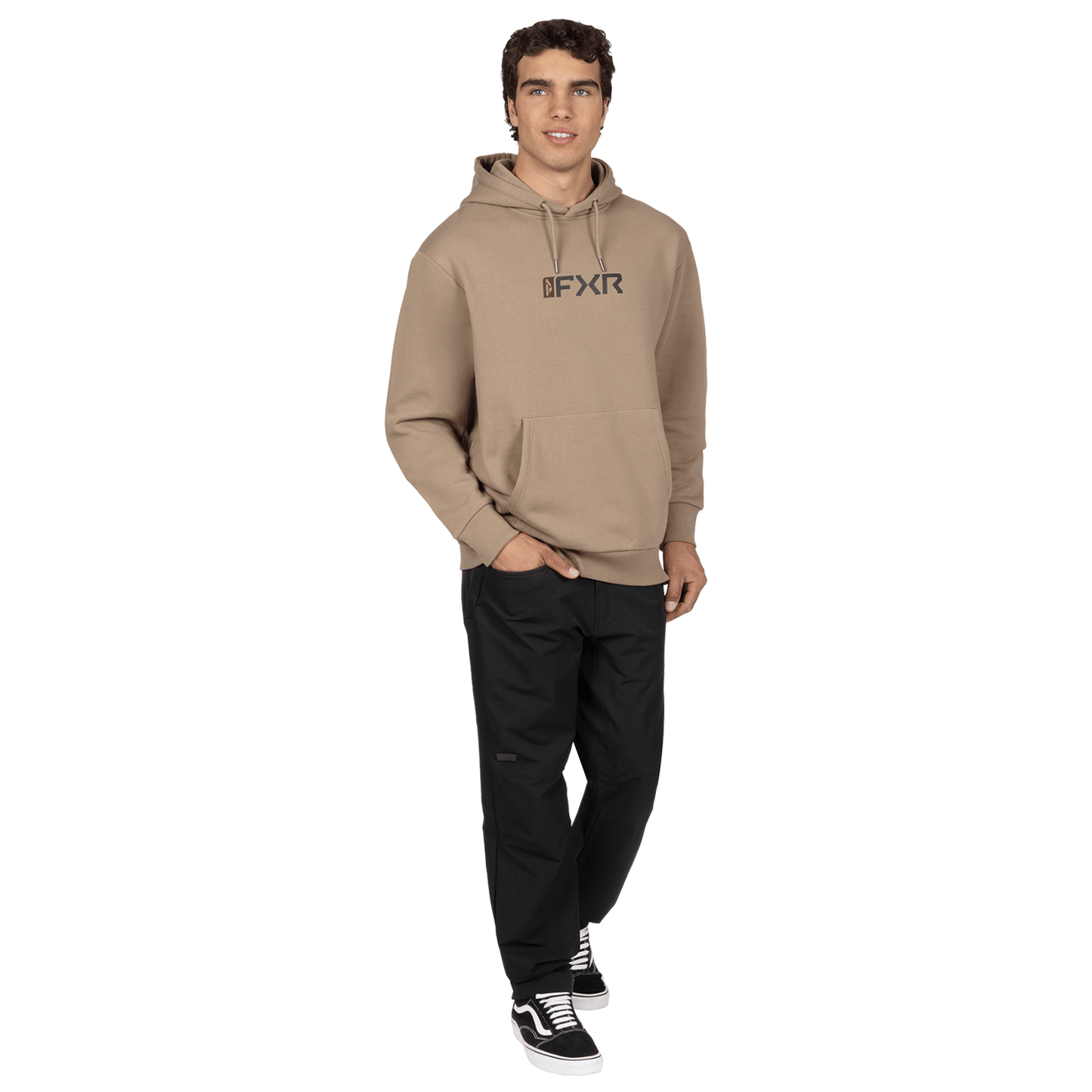 FXR Mitered Cotton Pullover Hoodie