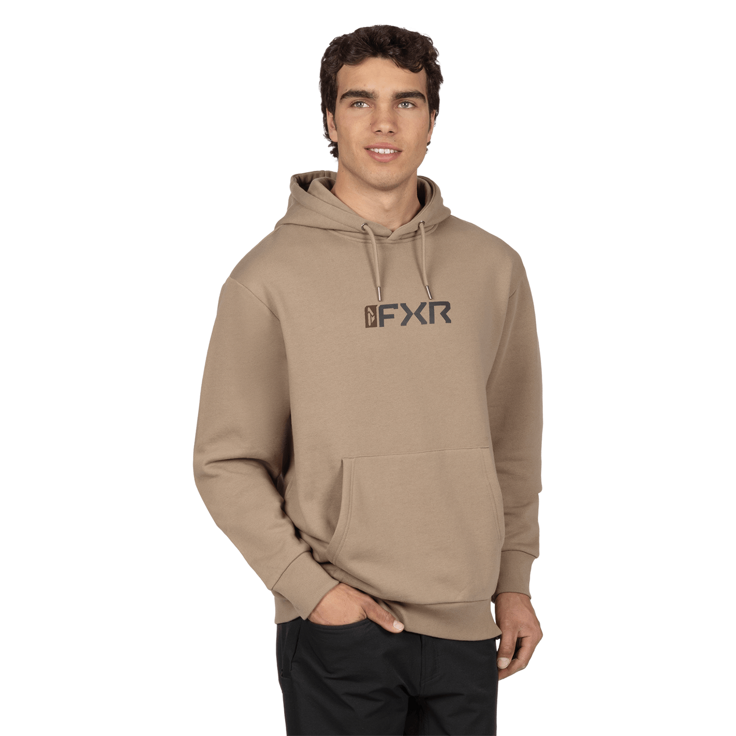 FXR Mitered Cotton Pullover Hoodie