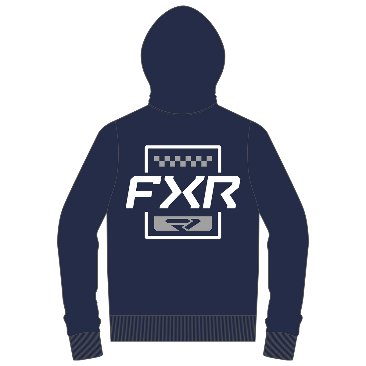 FXR Mitered Cotton Pullover Hoodie