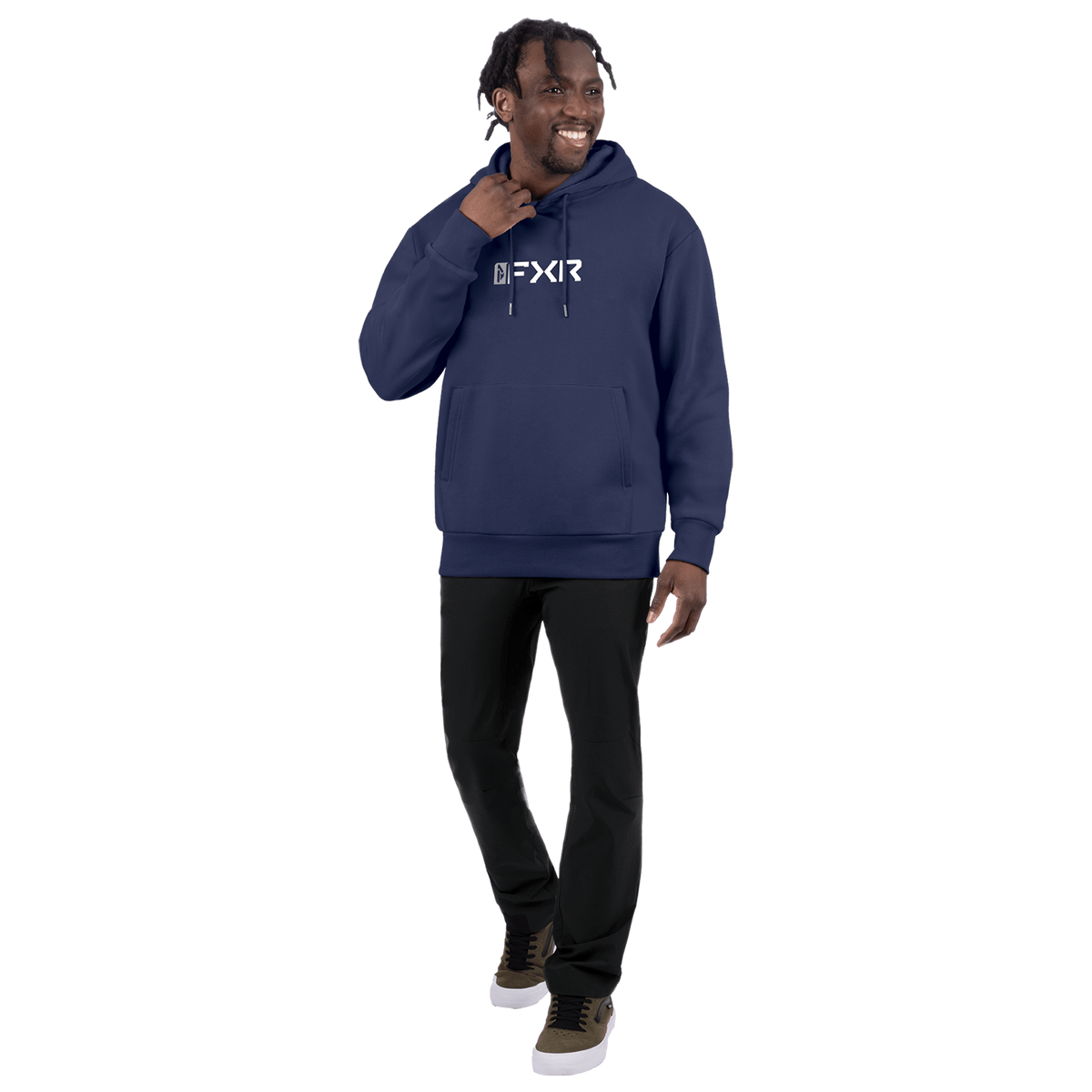 FXR Mitered Cotton Pullover Hoodie