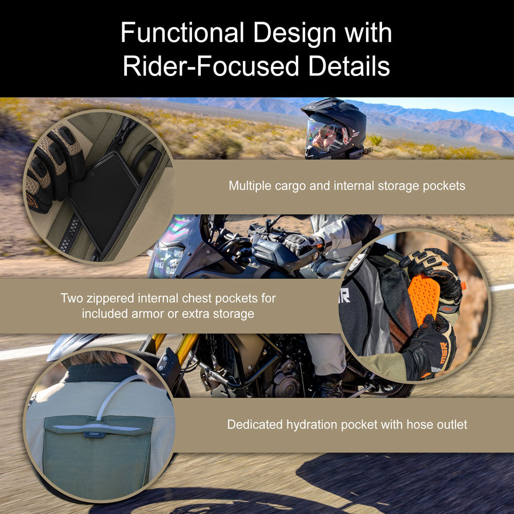 MSR Cryomesh ADV Motorcycle Jacket - Adventure Parts
