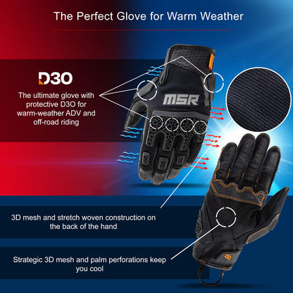 MSR® La Sal Glove w/D3O