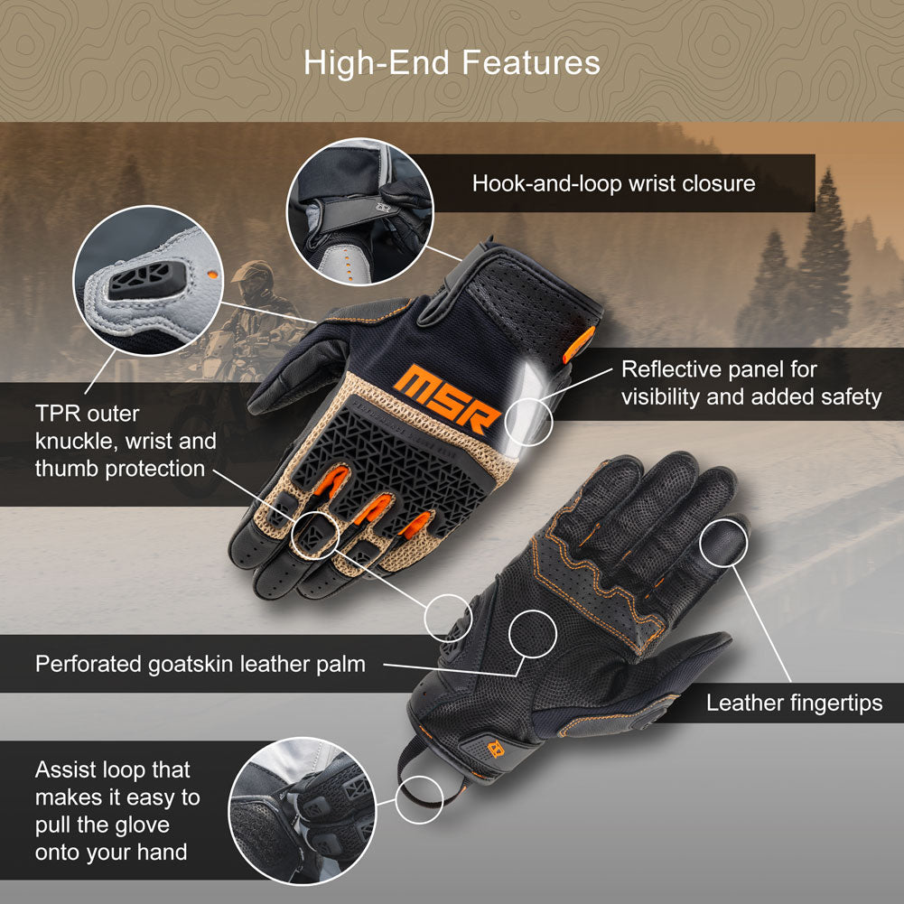 MSR® La Sal Glove w/D3O