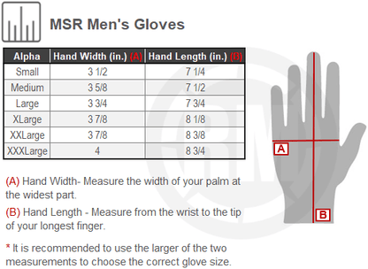 MSR Surge Heated Motorcycle Gloves