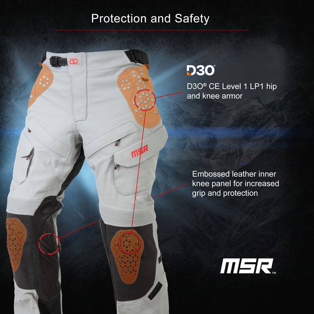 MSR Xplorer Summit OTB Motocross Pant Men's Size 32 factory Over The Boot Black Orange